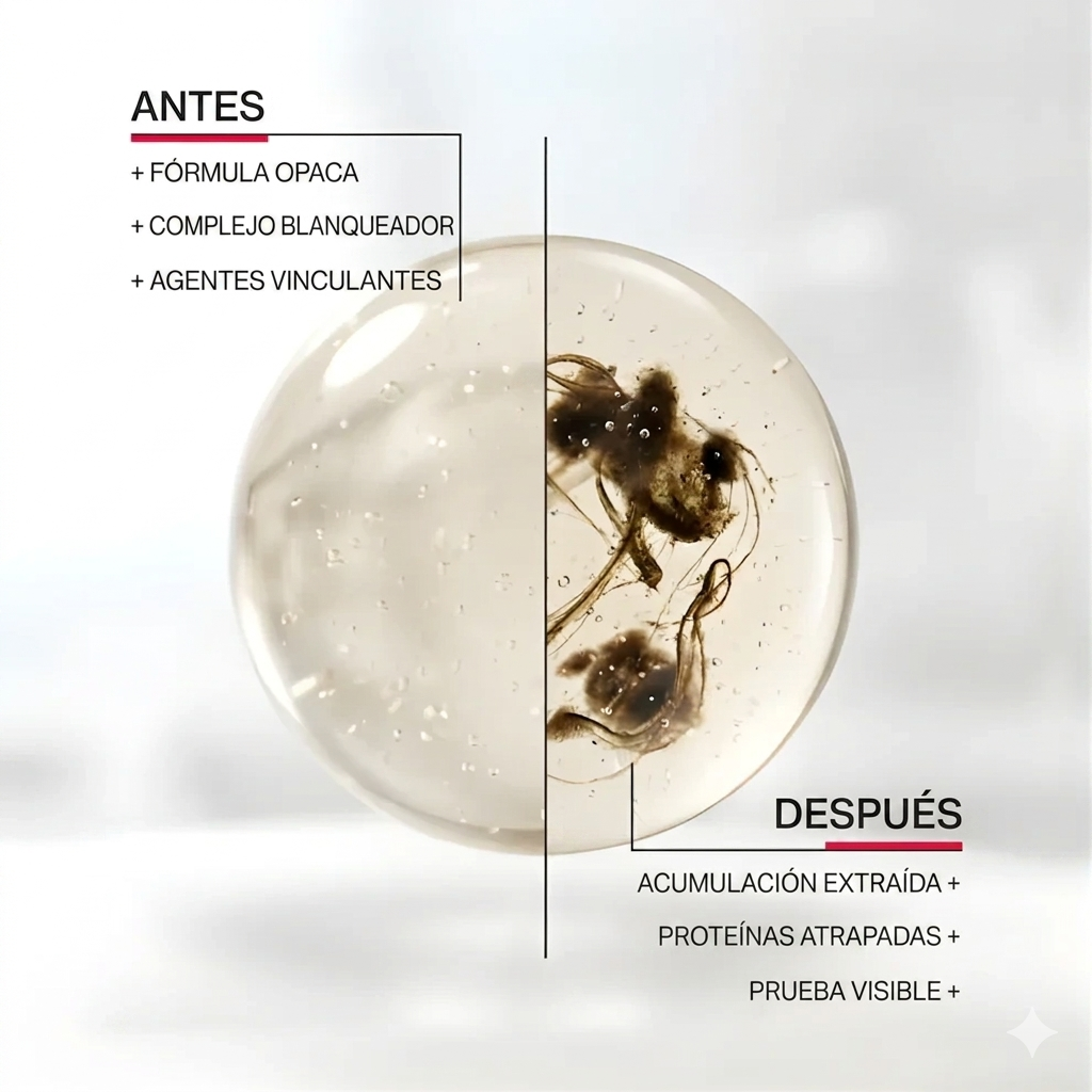 Clarity · Elimina los residuos que causan el mal aliento
