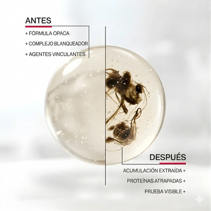 Clarity · Elimina los residuos que causan el mal aliento
